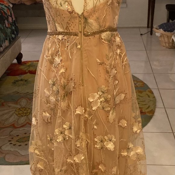 Anthropologie Bronx & Banco Amora Evening Dress Size 4-6 S - Picture 5 of 5